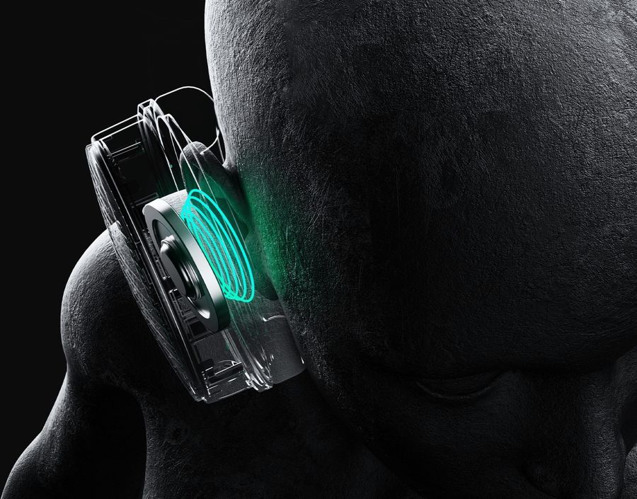 Vue transducteur du FiiO JT3