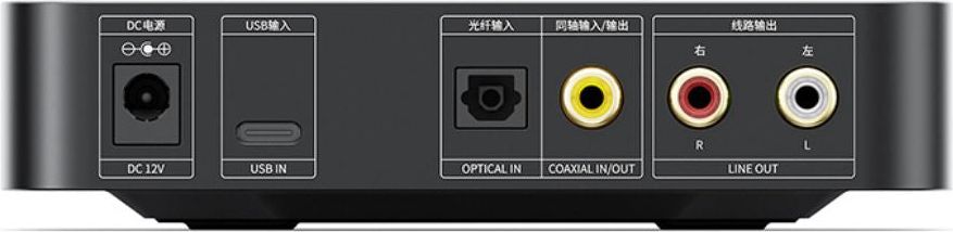 Connectique du DAC FiiO K11 R2R