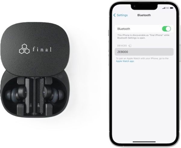 &Eacute;couteurs True Wireless Final Audio ZE8000 MK2 : mise en situation