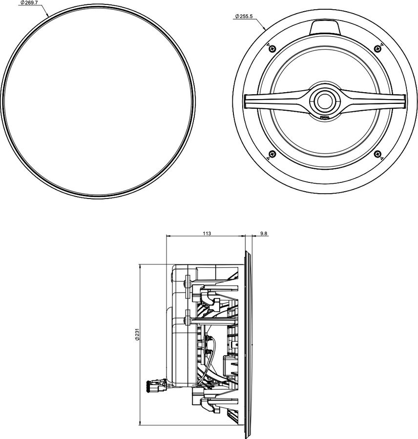 Schéma dimensions Schéma dimensions