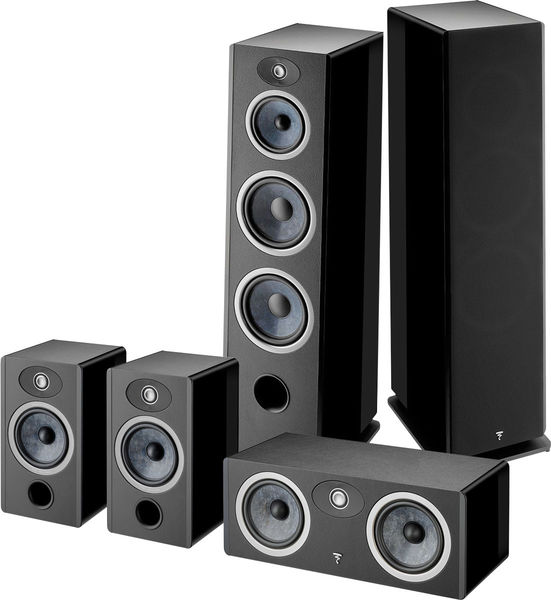 Focal Vestia N System Noir Packs Enceintes Grand Spectacle