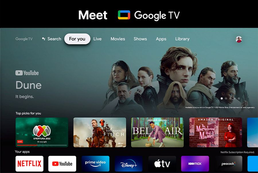 Xming Page One : Google TV