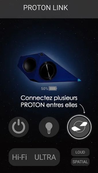 Application de contrôle Proton Link Application de contrôle Proton Link