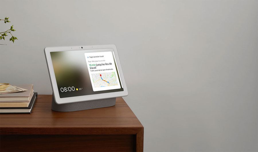 Un Google Nest Hub permet de piloter tous les objets connectés de la maison à la voix.