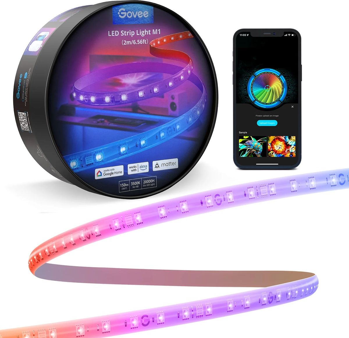 Éclairage connecté Govee LED Strip Light M1 (2 m)