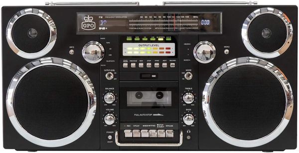 Boombox Adler AD 1181 Noir | Lecteur CD, Radio FM, USB MP3 | Portable Avec Batterie Et Secteur | Parfait Pour Maison, Fêtes, Voyages