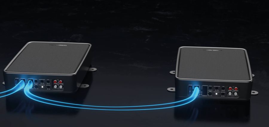 Montage en série sub voiture