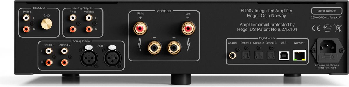 Ampli stéréo Hegel H190v