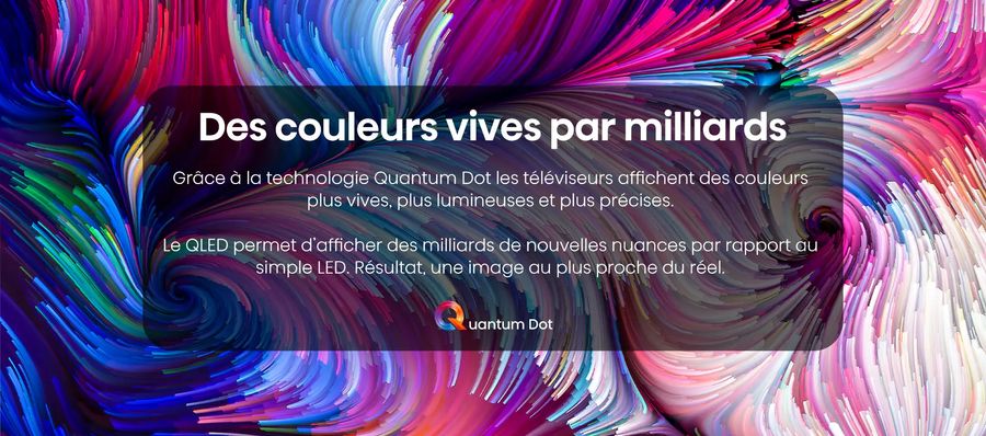  Hisense 43A7NQ : Quantum Dots, rétroéclairage Direct LED