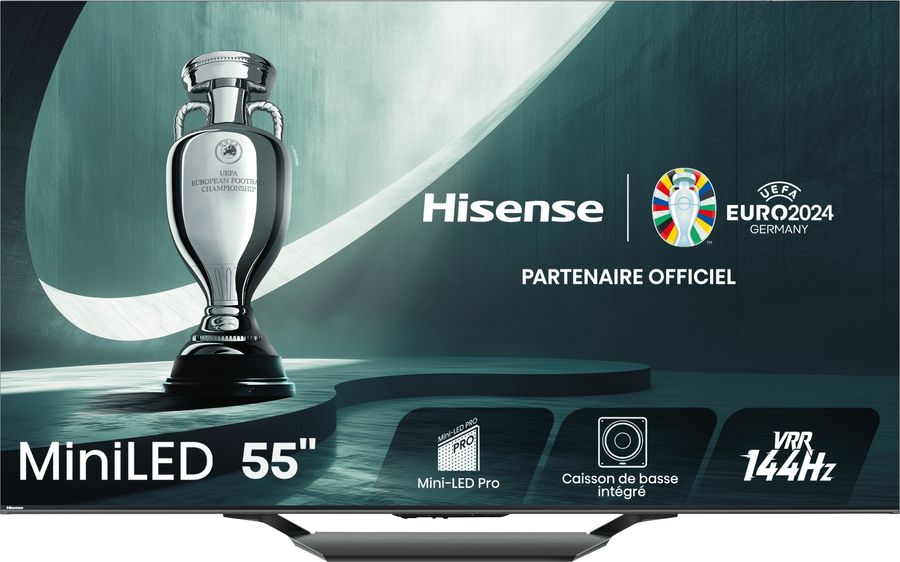 Le téléviseur Hisense 75U7NQ permet de jouer sans déchirure de l'image grâce au FreeSync Premium Pro.