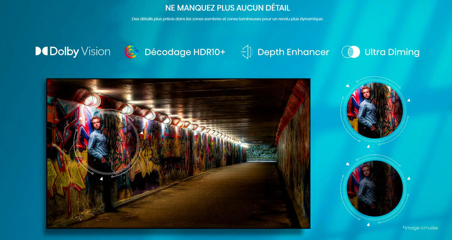 Hisense 85A6BG : Dolby Vision, HDR10+