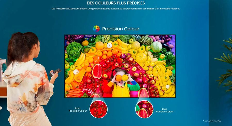 Hisense 85A6BG : Direct LED, Precision Colour