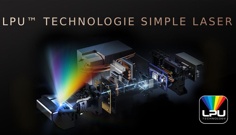 Le projecteur Hisense PL2 intègre une lampe laser LPU.