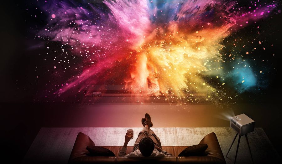 Vid&eacute;oprojecteur Hisense XR10 compatible Dolby Vision, HDR10+, IMAX Enhanced, Filmmaker et 3D