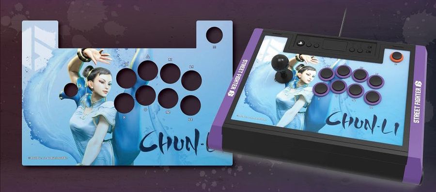 18 artworks &agrave; imprimer sont disponibles pour le stick arcade Fighting Stick Alpha (Street Fighter 6 Edition).