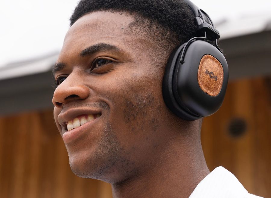 House Of Marley Positive Vibration Rebel ANC Noir mise en situation r&eacute;duction de bruit