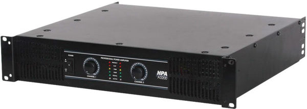 Ampli De Puissance Vonyx AC2000 + Enceintes - 2000W, 2 Canaux, Noir