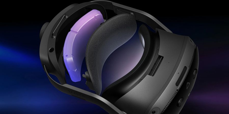 Remplaçable à chaud, la batterie du casque de réalité virtuelle VIVE Focus Vision permet de jouer sans interruption. Il est possible de remplacer la batterie du casque de réalité virtuelle VIVE Focus Vision à chaud.