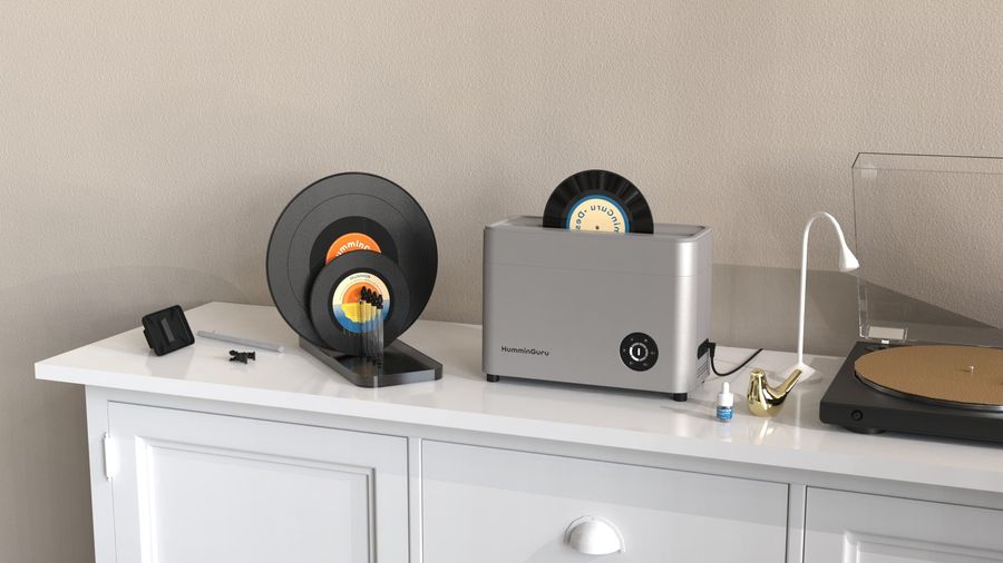 Couvercle et support vinyle