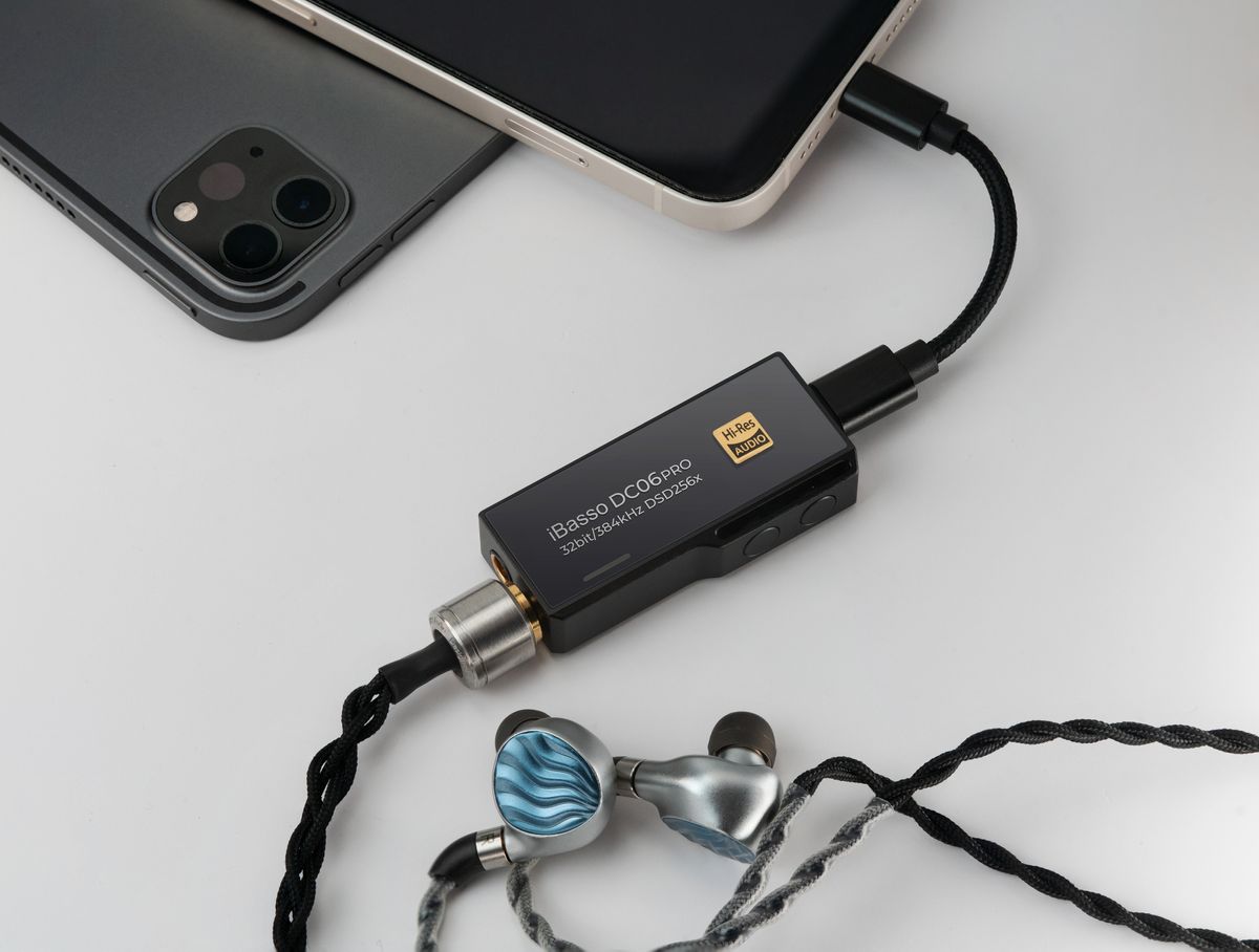 DAC USB portable iBasso DC06 Pro sur smartphone en USB 