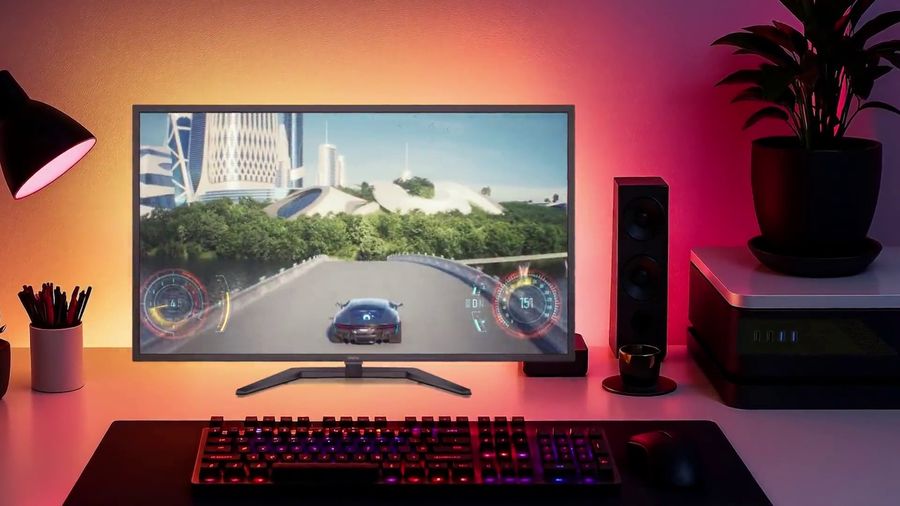 Moniteur gaming iiyama G-Master Red Eagle GB3261UHSCP-B1 avec dalle VA 4K UHD de 31,5 pouces &agrave; 144 Hz.