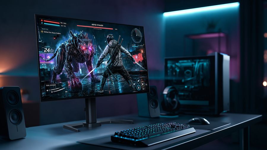 &Eacute;cran gaming iiyama G-Master Titan Falcon OLED GOB2701QSC-B1 de 27 pouces, avec dalle Tandem OLED QHD 280 Hz