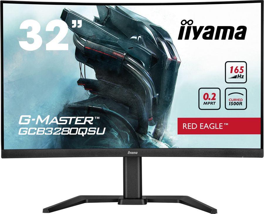 L'écran gamer iiyama G-Master GCB3280QSU-B1 Red Eagle offre une définition 2K (QHD) pour des jeux vidéo détaillés.