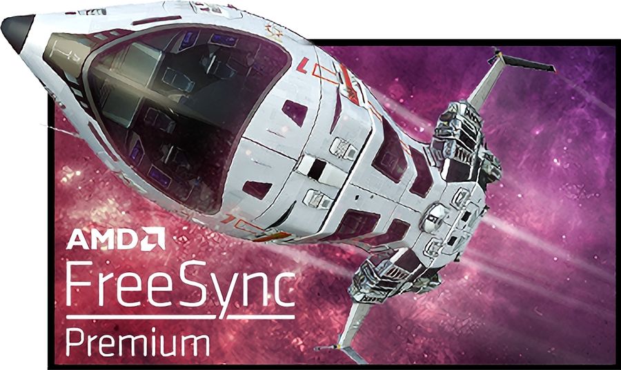 L'écran ultrawide iiyama G-Master GCB3481WQSU-B1 Red Eagle prend en charge l'AMD FreeSync Premium.