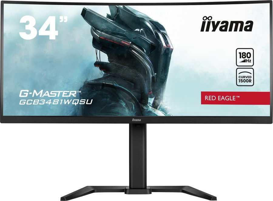 L'écran gamer ultra large iiyama G-Master GCB3481WQSU-B1 Red Eagle est lumineux et contrasté.