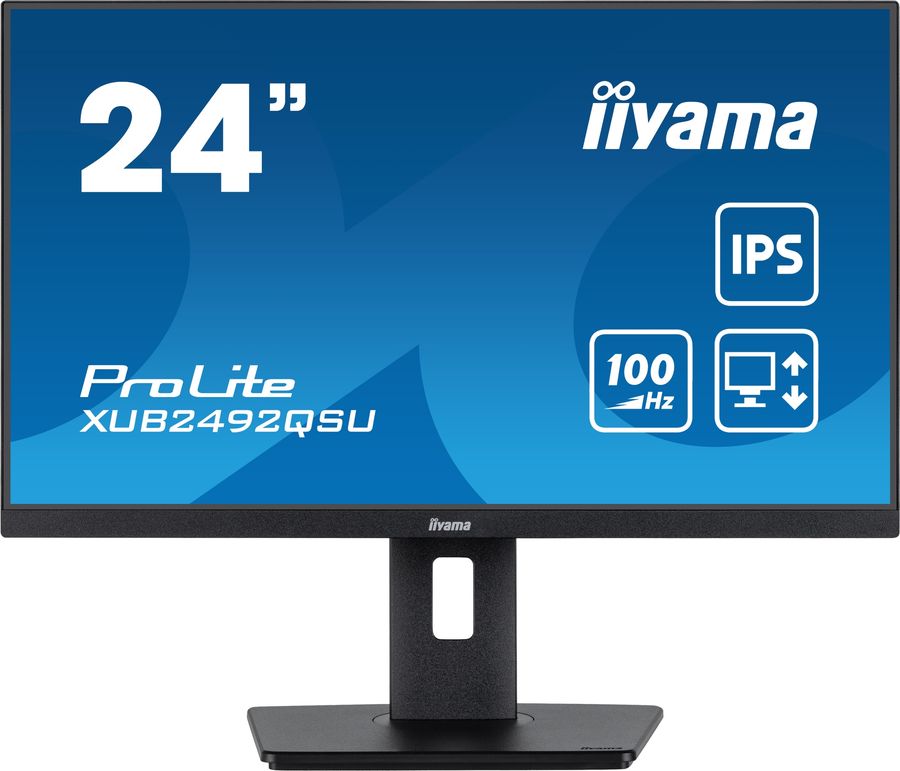 L'&eacute;cran PC iiyama ProLite XUB2492QSU-B1 est id&eacute;al pour la bureautique, le multim&eacute;dia et le gaming.