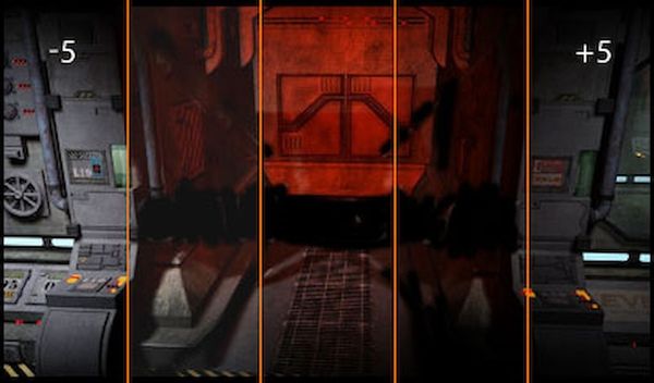 L'option Black Tuner du moniteur de jeu iiyama G-Master GB2770QSU-B6 Red Eagle permet de mieux distinguer les détails des zones sombres.