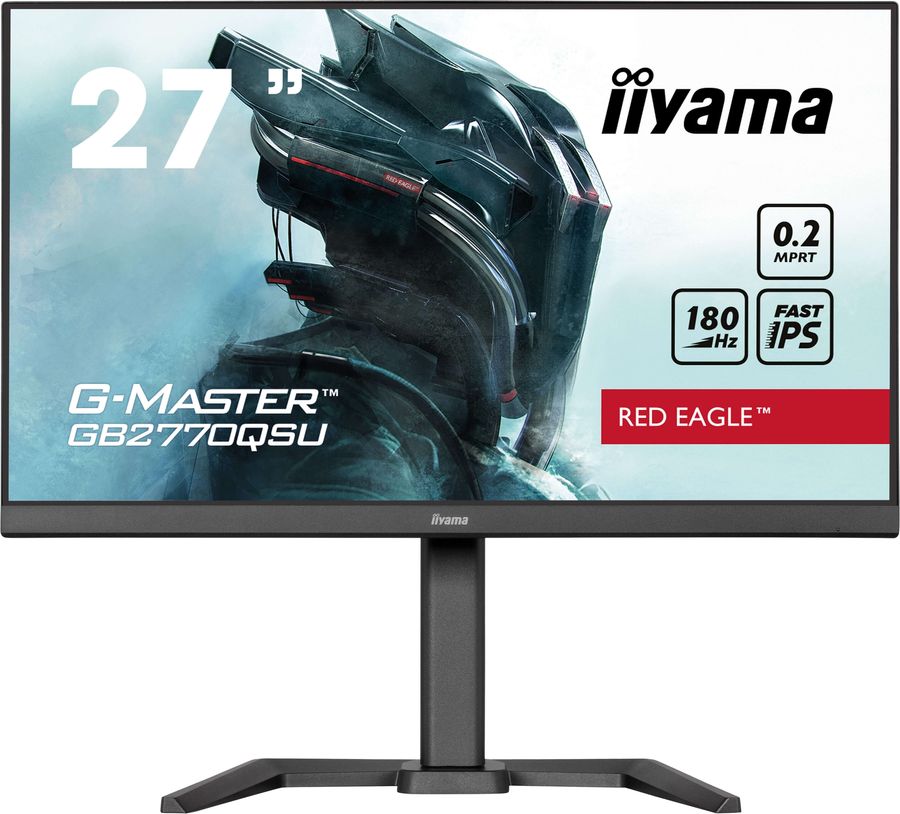 L'écran 2K iiyama G-Master GB2770QSU-B6 Red Eagle est idéal pour les jeux vidéo.