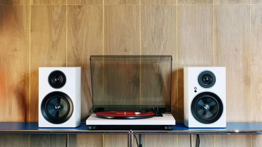 Jamo C707PA MKII blanches avec plaitne vinyle