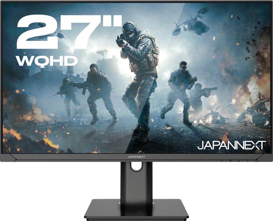 Le moniteur PC Japannext JN-27IPS165WQHDR-HSP offre une d&eacute;finition WQHD.