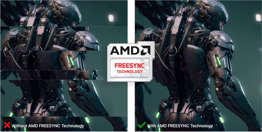 L'&eacute;cran PC Japannext JN-27IPS165WQHDR-HSP prend en charge l'AMD FreeSync.