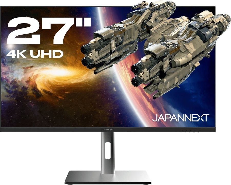 L'&eacute;cran gamer Japannext JN-IPS27144UHDR-HSP propose une d&eacute;finition 4K UHD.