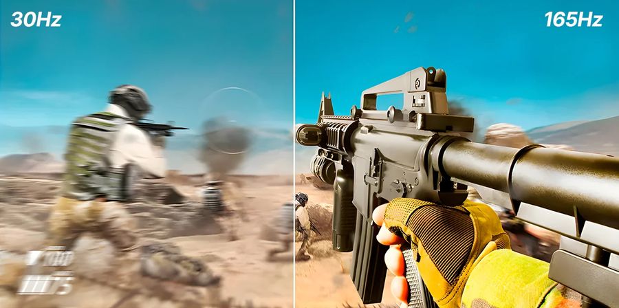 Le moniteur gaming Japannext JN-IPS3150WQHDR165 peut atteindre 165 Hz et dispose du FreeSync d'AMD.