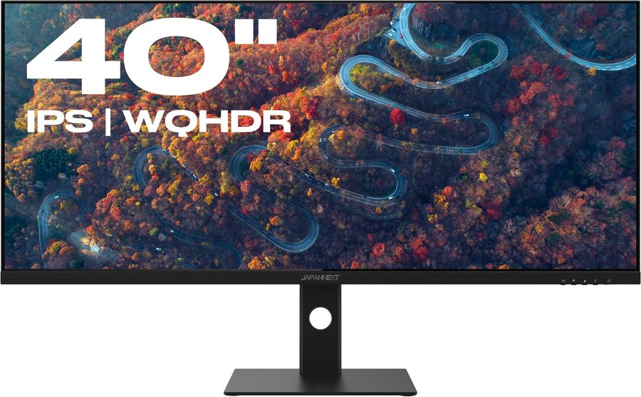 L'&eacute;cran ultrawide Japannext JN-IPS40UWQHDR144 offre une d&eacute;finition UWQHD.