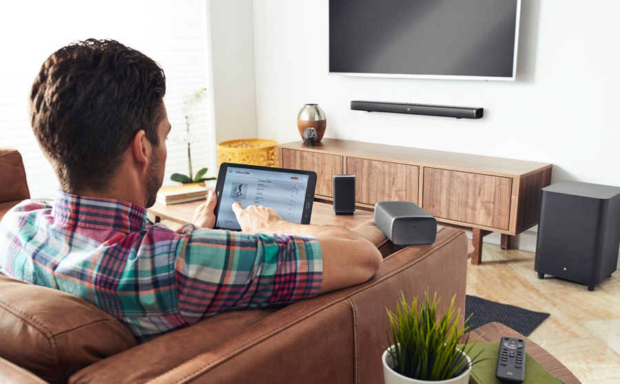 Enceinte sans fil home-cinéma 