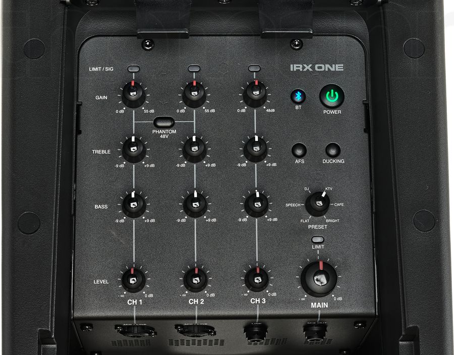 Vue de détail égaliseur