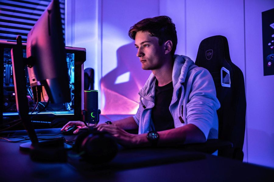 Mise en situation set up gaming