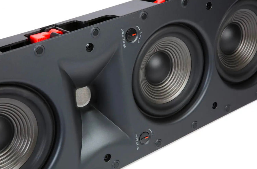 Enceinte encastrable murale JBL Studio 6 Theater vue de détail tweeter