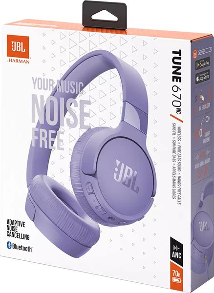 JBL Tune 670NC Violet - Casques Bluetooth sur