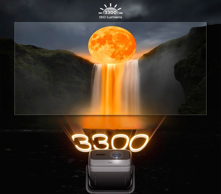 Luminosité de 3 300 lumens