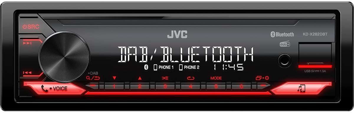 Autoradio Bluetooth JVC KD-R852BT - Feu Vert