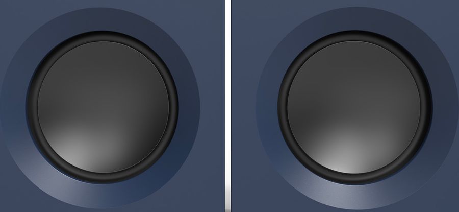 vue de détail haut-parleur de 13 cm