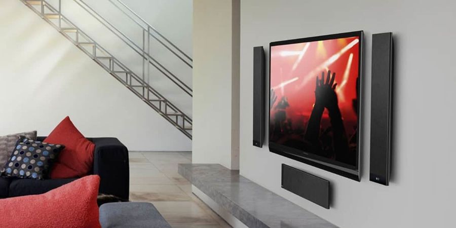 Mis en situation enceinte centrale KEF T301C