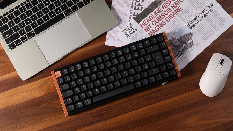 Clavier KeyChron K2 HE AZERTY avec commutateurs magn&eacute;tiques et r&eacute;tro&eacute;clairage RVB