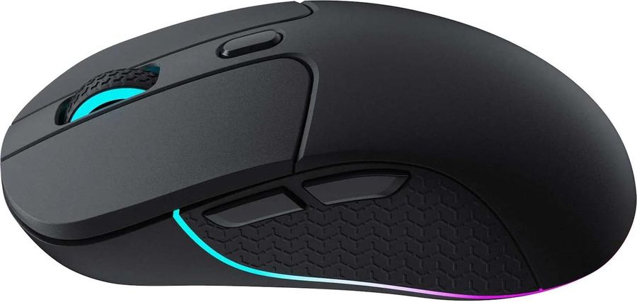 Souris sans fil Keychron M3 1K Wireless avec &eacute;clairage RGB personnalisable et indicateurs lumineux de fonctionnement.