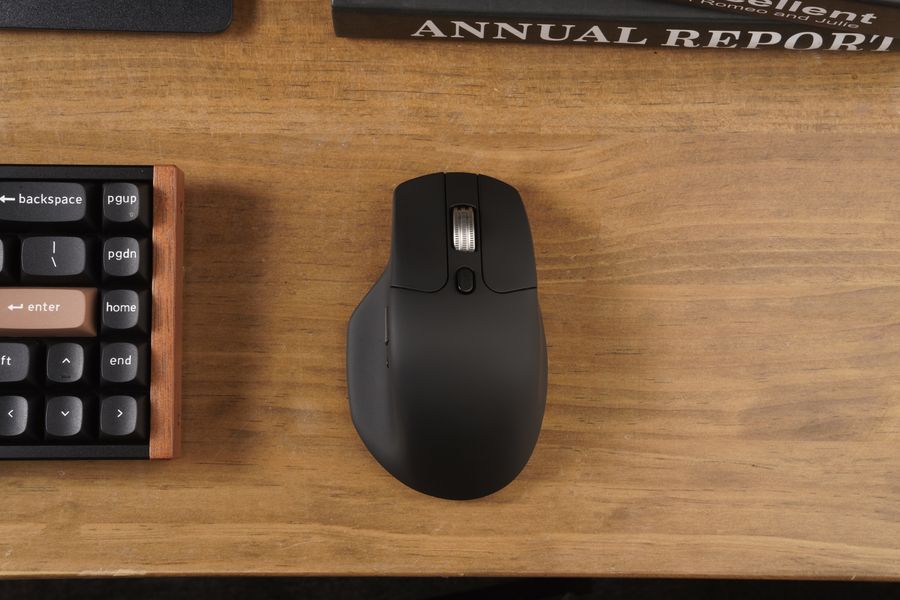 Souris Bluetooth gaming Keychron M6 8K Wireless avec connexions 2,4 GHz, Bluetooth 5.3 et USB-C.